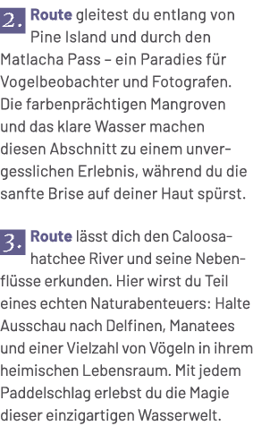 ￼Route gleitest du entlang von Pine Island und durch den Matlacha Pass – ein Paradies f r Vogelbeobachter und Fotogra...
