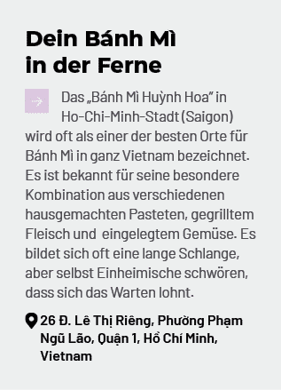 Dein B nh M in der Ferne ￼Das „B nh M  Hu nh Hoa“ in Ho Chi Minh Stadt (Saigon) wird oft als einer der besten Orte f...
