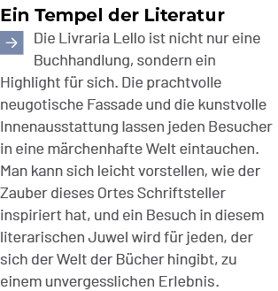 Ein Tempel der Literatur ￼Die Livraria Lello ist nicht nur eine Buchhandlung, sondern ein Highlight f r sich. Die pra...