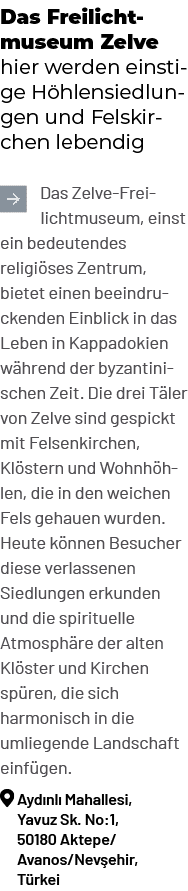 Das Freilicht museum Zelve hier werden einstige H hlensiedlungen und Felskirchen lebendig ￼Das Zelve Freilichtmuseum,...