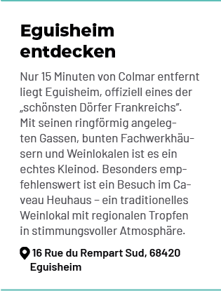 Eguisheim entdecken Nur 15 Minuten von Colmar entfernt liegt Eguisheim, offiziell eines der „sch nsten D rfer Frankre...