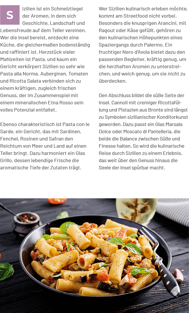 Wer Sizilien kulinarisch erleben m chte, kommt am Streetfood nicht vorbei. Besonders die knusprigen Arancini, mit Rag...