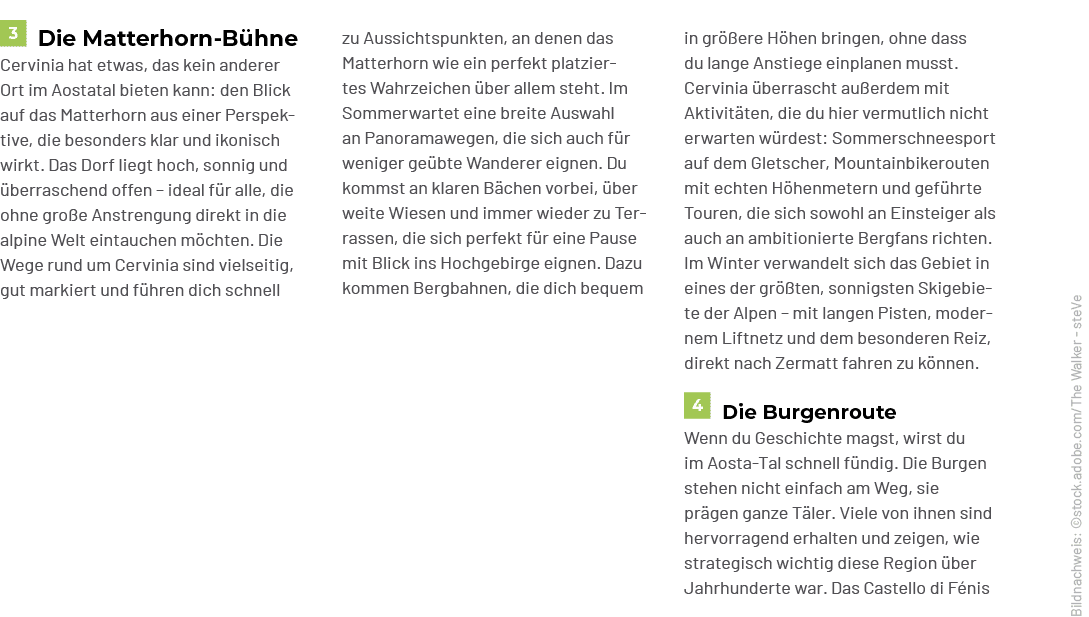 Bildnachweis: ©stock.adobe.com/The Walker steVe,in gr ere H hen bringen, ohne dass du lange Anstiege einplanen musst...