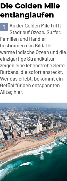 Die Golden Mile entlanglaufen ￼An der Golden Mile trifft Stadt auf Ozean. Surfer, Familien und H ndler bestimmen das ...