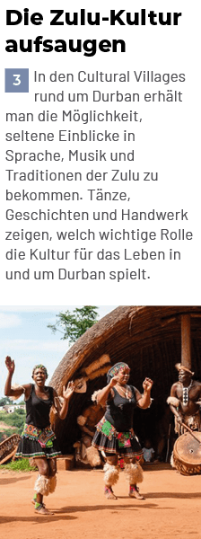 Die Zulu Kultur aufsaugen ￼In den Cultural Villages rund um Durban erh lt man die M glichkeit, seltene Einblicke in S...