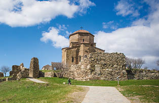 Great Church of Jvari or Jvari Monastery is the georgian orthodox monastery located near Mtskheta, Georgia