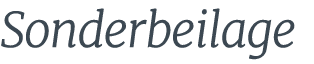 Sonderbeilage