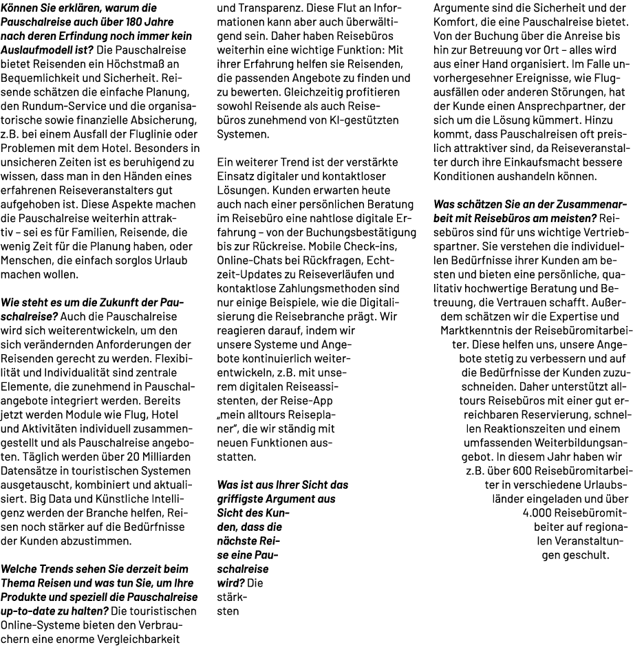 K nnen Sie erkl ren, warum die Pauschalreise auch ber 180 Jahre nach deren Erfindung noch immer kein Auslaufmodell i...