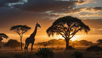 A natural view of a giraffe in the jungle; Shutterstock ID 2468452455; purchase_order: Studiosus Reisen M nchen GmbH mit allen Tochterunternehmen Marco Polo und Gruppenreisen; job: 20639-0263, Kataloge, Print, online, Portale, Werbemittel, Social Media; client: Studiosus Reisen M nchen GmbH mit allen Tochterunternehmen  Marco Polo und Gruppenreisen; other: Studiosus Reisen M nchen GmbH mit allen Tochterunternehmen  Marco Polo und Gruppenreisen