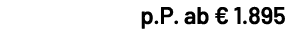 p.P. ab € 1.895