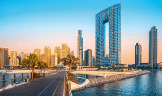 Destinationsmotiv, Jumeirah Beach, Dubai, Orient, M rz 2024