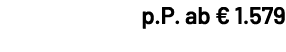p.P. ab € 1.579
