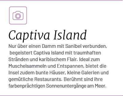 Captiva Island Nur ber einen Damm mit Sanibel verbunden, begeistert Captiva Island mit traumhaften Str nden und kari...