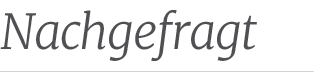 Nachgefrag