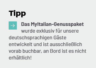 Tipp ￼Das MyItalian Genusspaket wurde exklusiv f r unsere deutschsprachigen G ste entwickelt und ist ausschlie lich v...