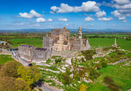 The Rock of Cashel - historical site located at Cashel, County Tipperary, Ireland.