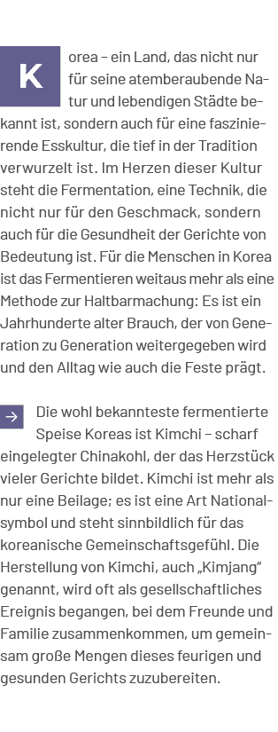 ￼orea – ein Land, das nicht nur f r seine atemberaubende Na tur und lebendigen St dte be kannt ist, sondern auch f r ...