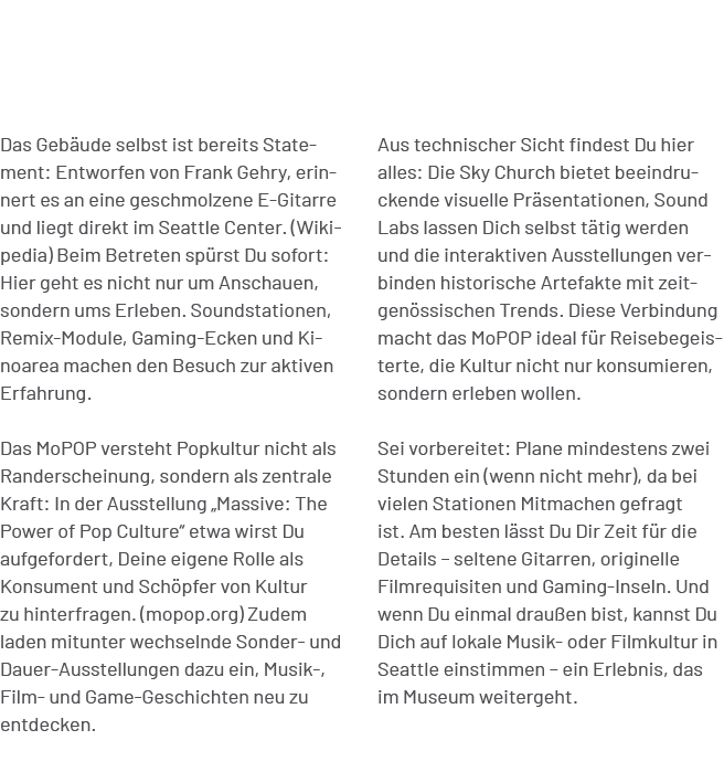 Aus technischer Sicht findest Du hier alles: Die Sky Church bietet beeindruckende visuelle Pr sentationen, Sound Labs...