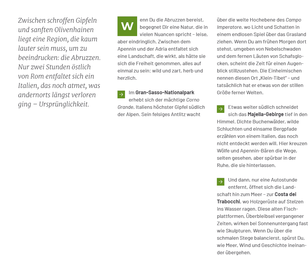  ber die weite Hochebene des Campo Imperatore, wo Licht und Schatten in einem endlosen Spiel ber das Grasland ziehen...