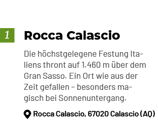 Rocca Calascio Die h chstgelegene Festung Italiens thront auf 1.460 m ber dem Gran Sasso. Ein Ort wie aus der Zeit g...