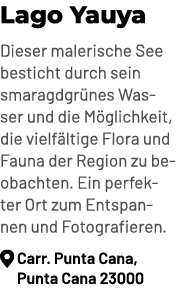 Lago Yauya Dieser malerische See besticht durch sein smaragdgr nes Wasser und die M glichkeit, die vielf ltige Flora ...