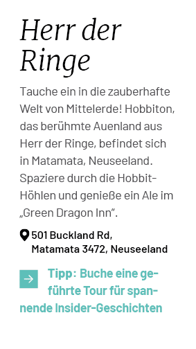 Herr der Ringe Tauche ein in die zauberhafte Welt von Mittelerde! Hobbiton, das ber hmte Auenland aus Herr der Ringe,...