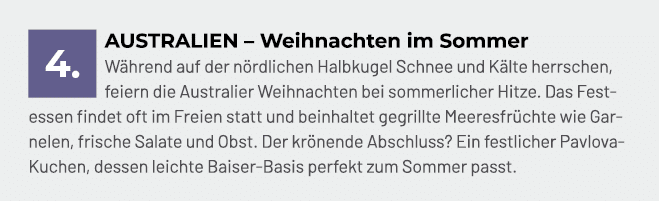 ￼Australien – Weihnachten im Sommer W hrend auf der n rdlichen Halbkugel Schnee und K lte herrschen, feiern die Austr...