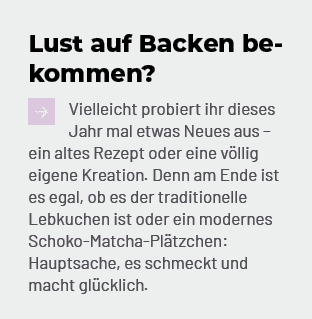 Lust auf Backen bekommen? ￼Vielleicht probiert ihr dieses Jahr mal etwas Neues aus – ein altes Rezept oder eine v lli...