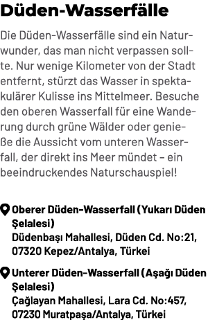 D den Wasserf lle Die D den Wasserf lle sind ein Naturwunder, das man nicht verpassen sollte. Nur wenige Kilometer vo...