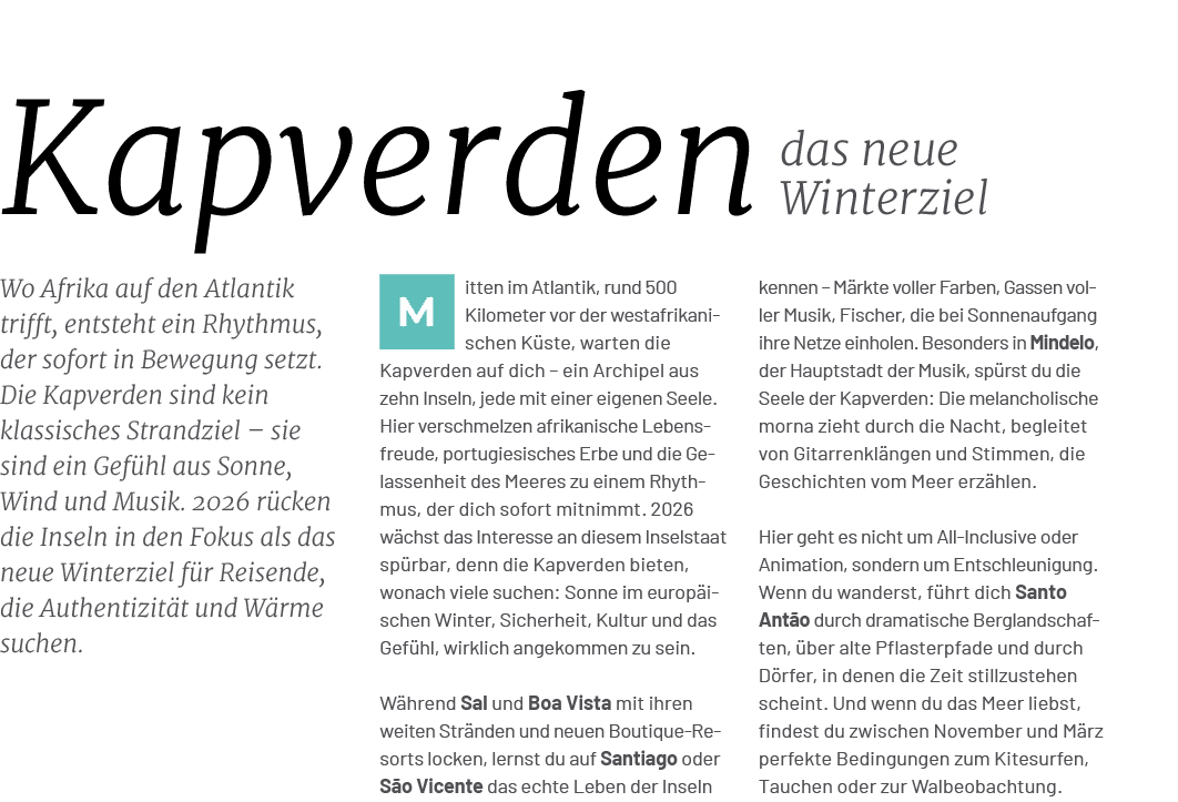 Kapverden,das neue Winterziel,kennen – M rkte voller Farben, Gassen voller Musik, Fischer, die bei Sonnenaufgang ihre...