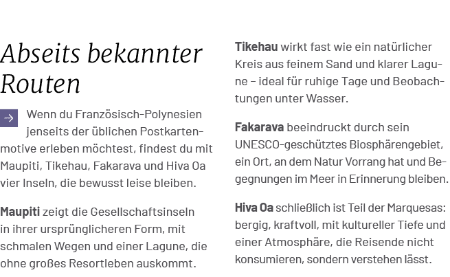 Tikehau wirkt fast wie ein nat rlicher Kreis aus feinem Sand und klarer Lagune – ideal f r ruhige Tage und Beobachtun...