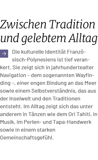 Zwischen Tradition und gelebtem Alltag ￼Die kulturelle Identit t Franz sisch Polynesiens ist tief verankert. Sie zeig...